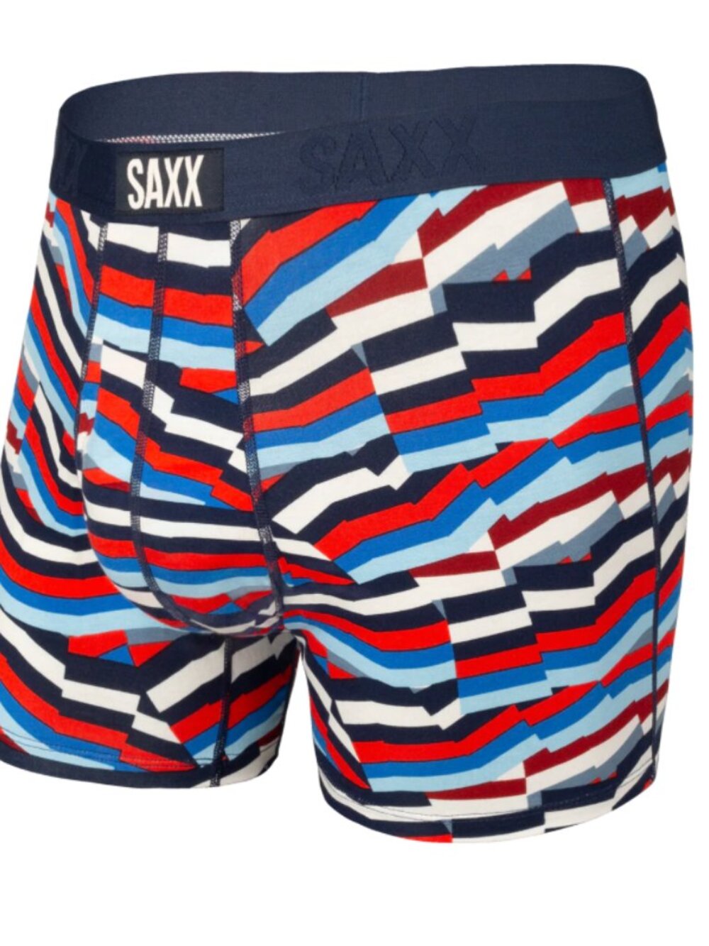 SAXX ULTRA Boxer Briefs with Fly “Post It Stripe"